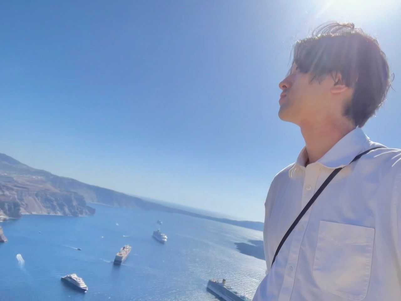 DAY22 - Santorini, Greece ：エーゲ海に浮かぶ、青と白のギリシャの島